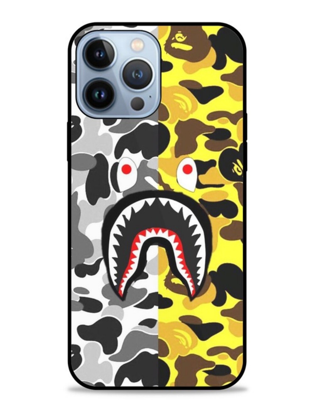 A Bathing Ape Bape Shark Camo iPhone 11 Case